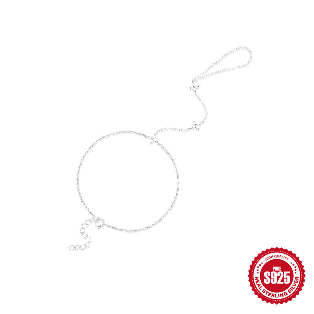 Diamond Ring Chain Bracelet