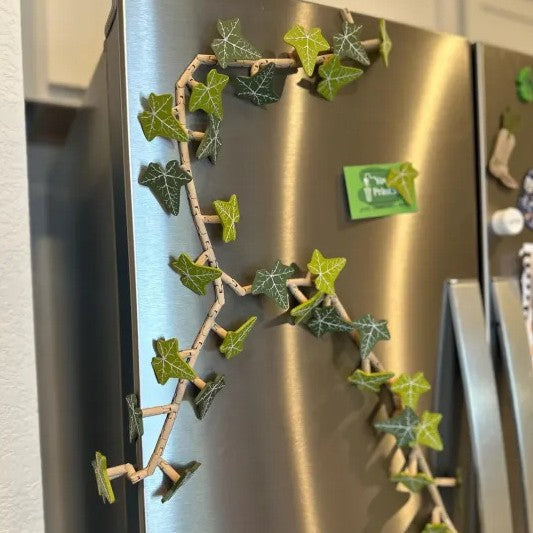3D Ivy Fridge Magnet With Vine
