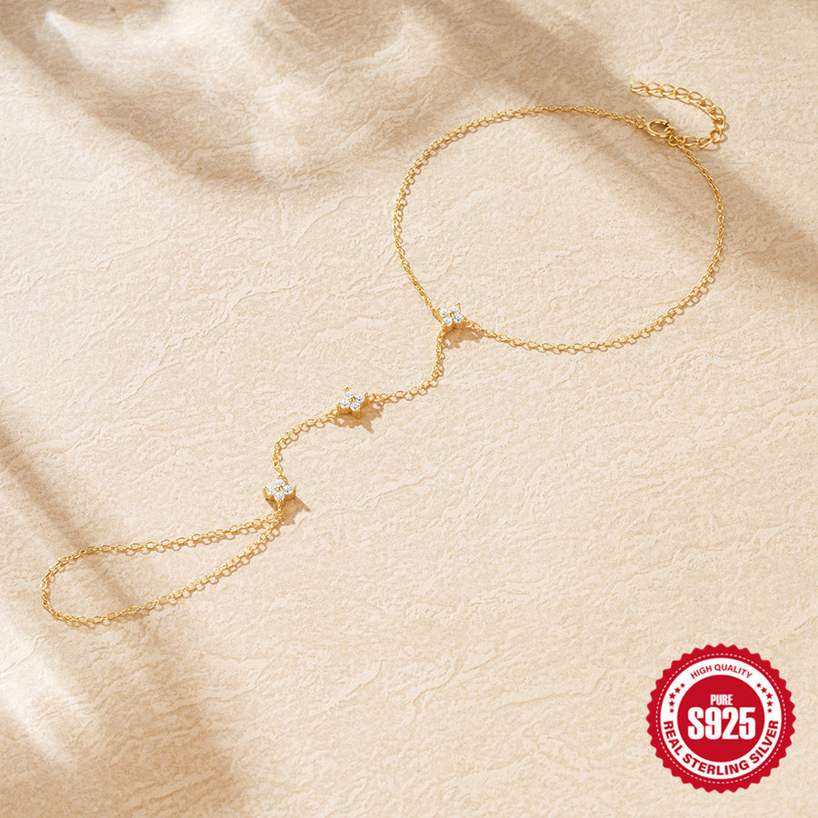 Diamond Ring Chain Bracelet