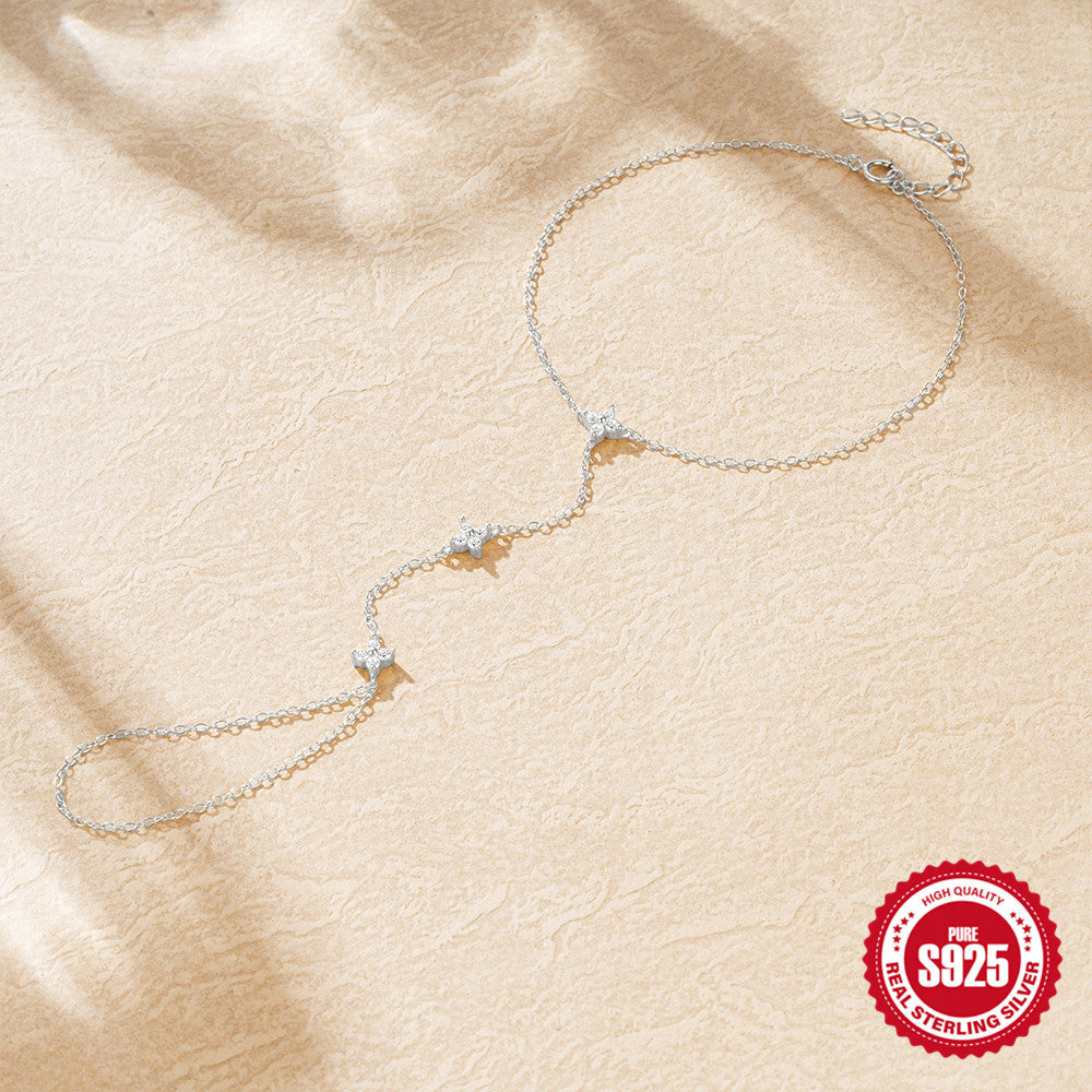 Diamond Ring Chain Bracelet