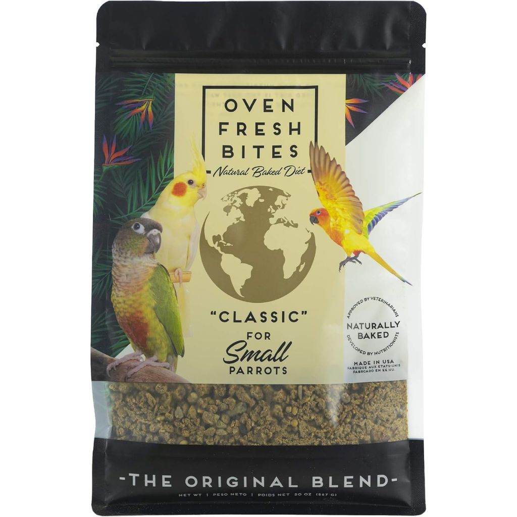 Oven Fresh Bites Classic baked bird food for small birds, 20 oz