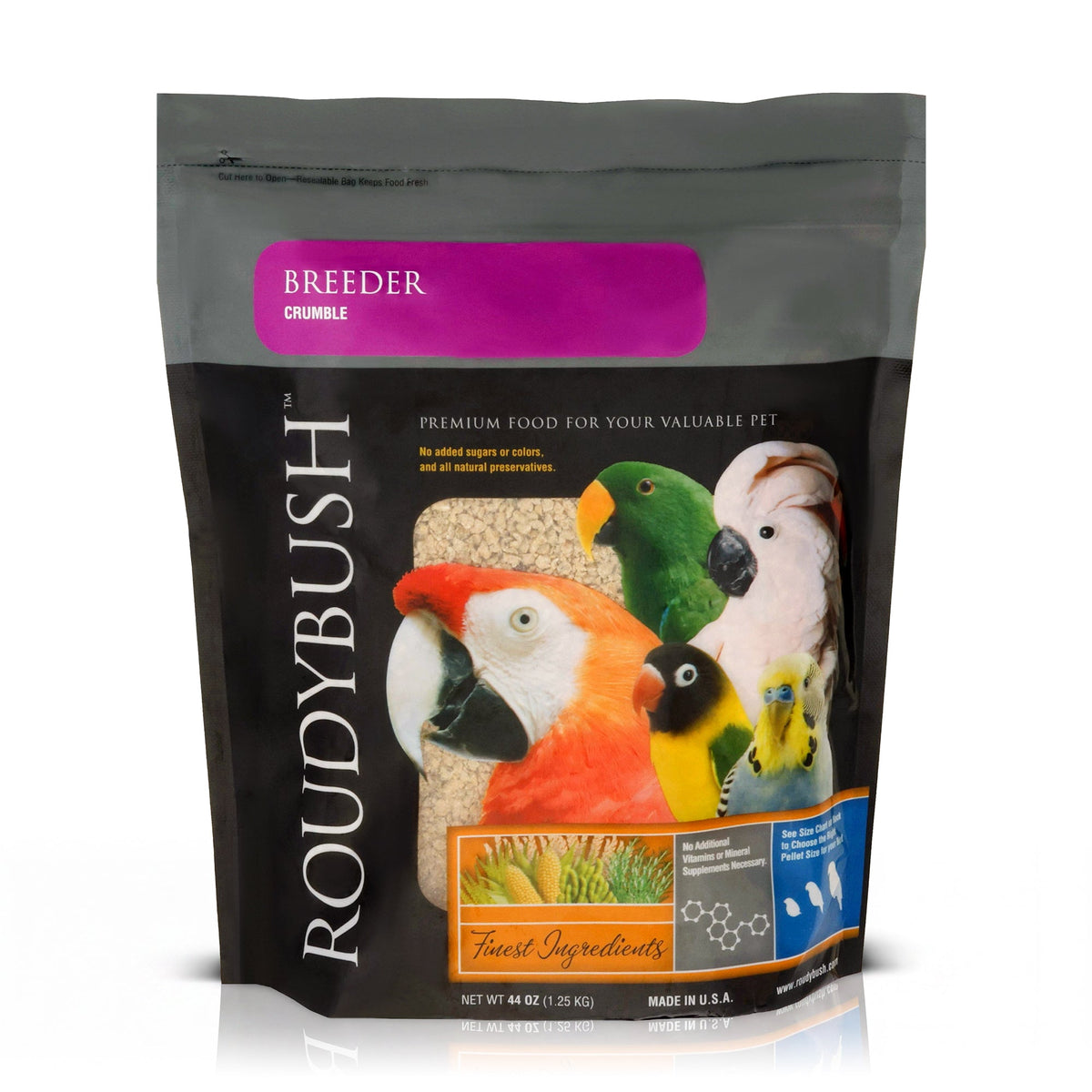 Roudybush Breeder bird pellets, 44 oz