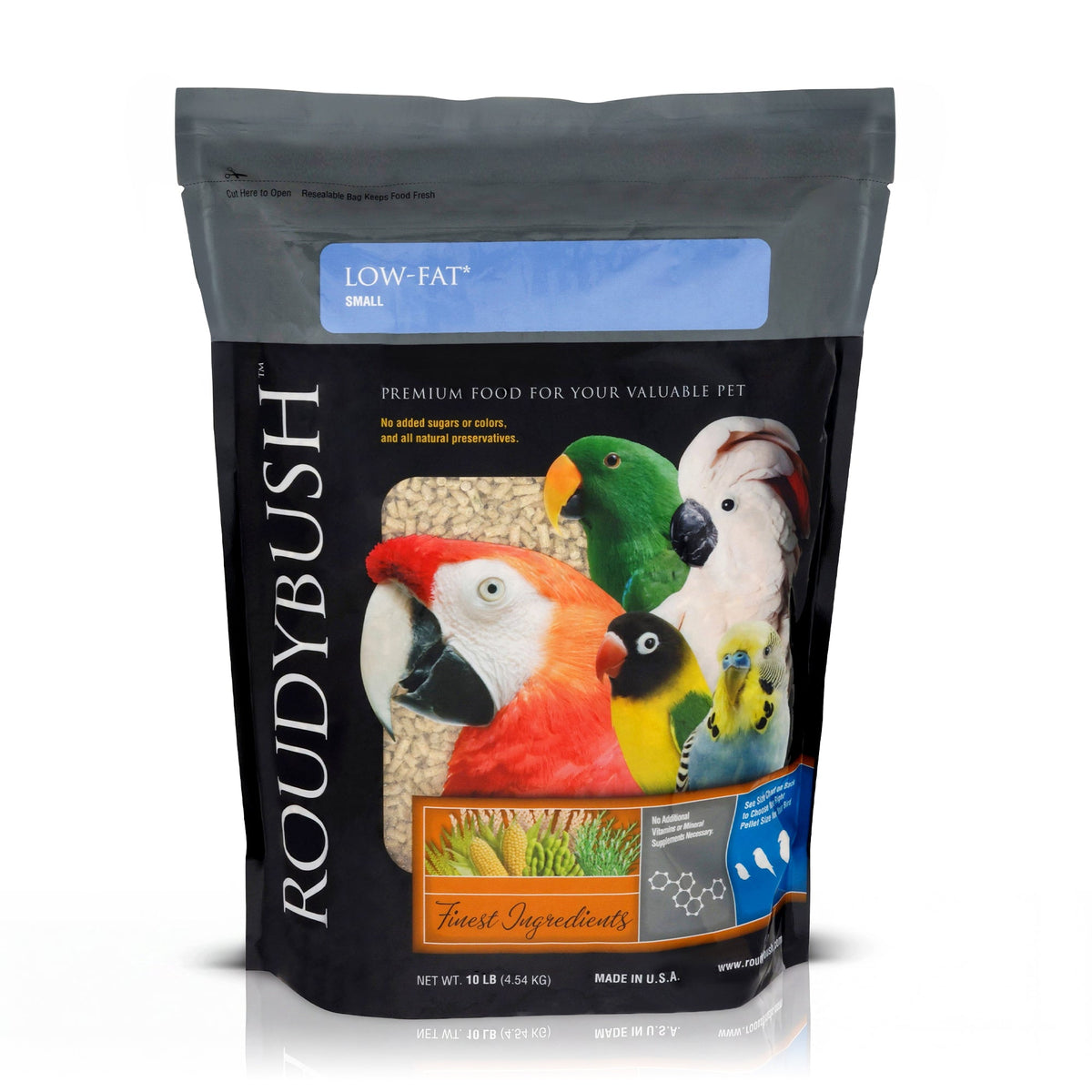 Roudybush Low-Fat Maintenance bird pellets, 44 oz