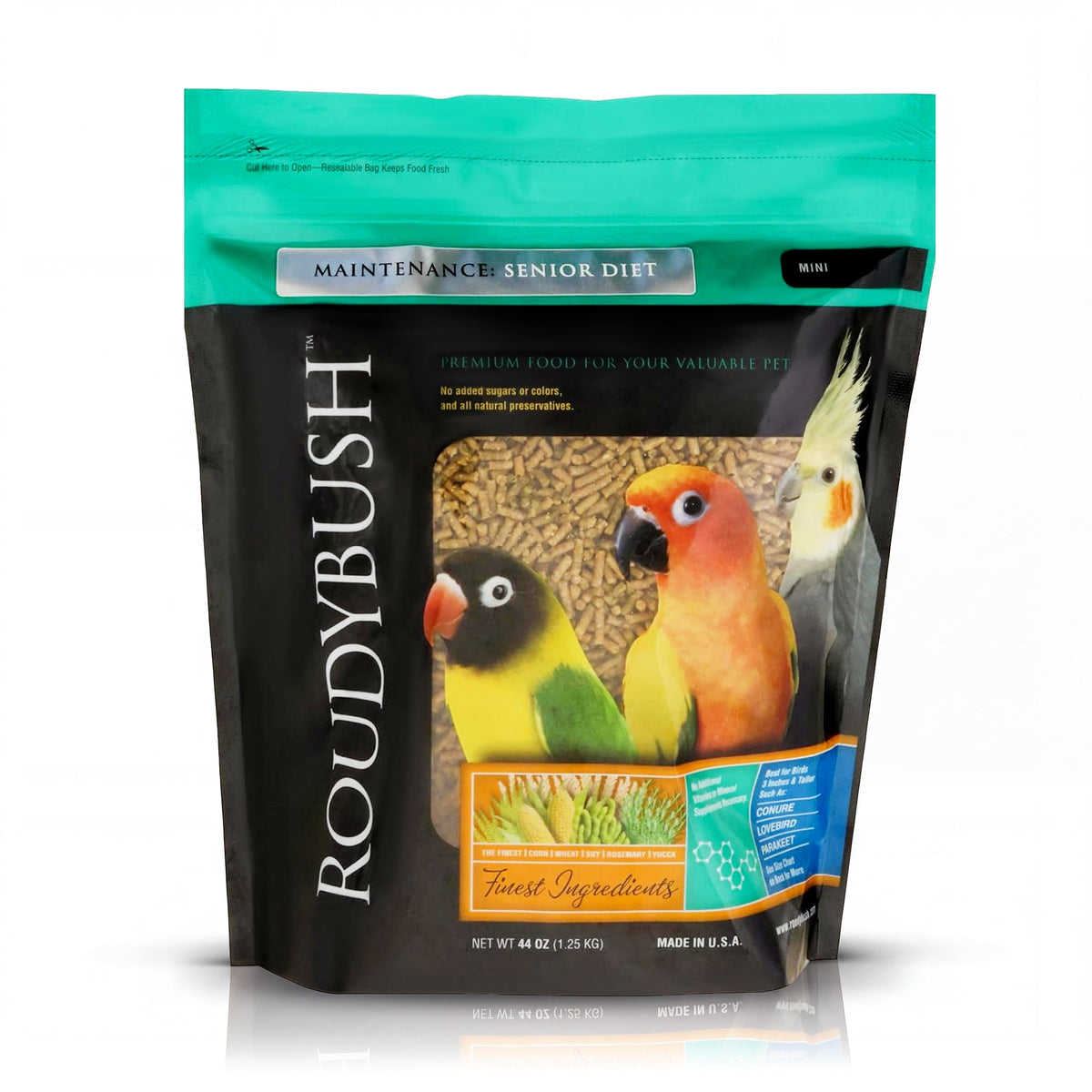 Roudybush Senior Diet bird pellets, 44 oz