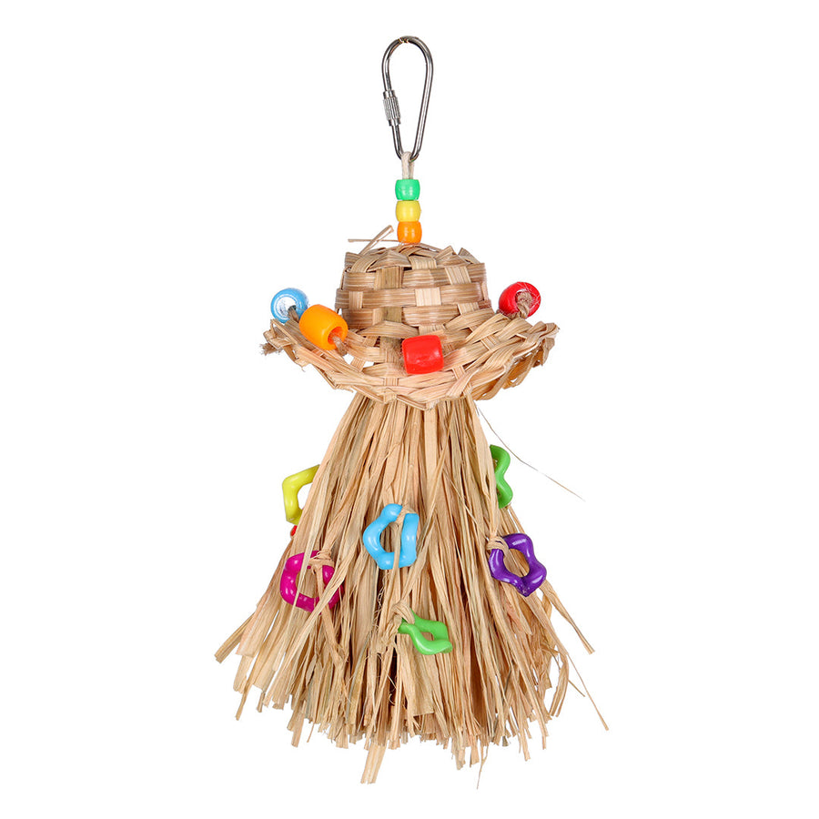 Super Bird Creations Straw Hat Preener bird toy