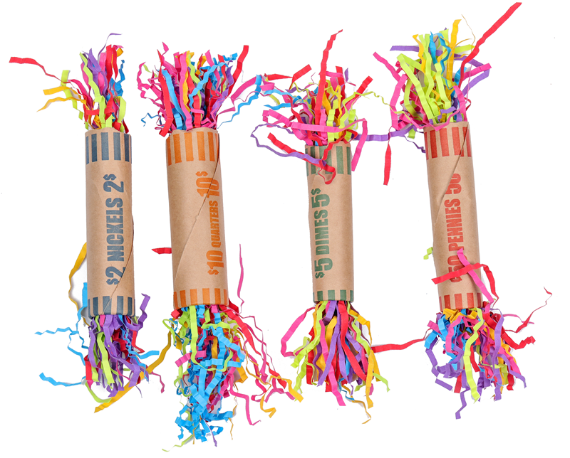 Super Bird Creations Coin Toss bird foot toys, 4 pack