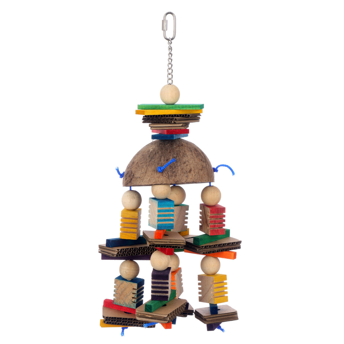 Super Bird Creations Coconut Mobile large parrot toy