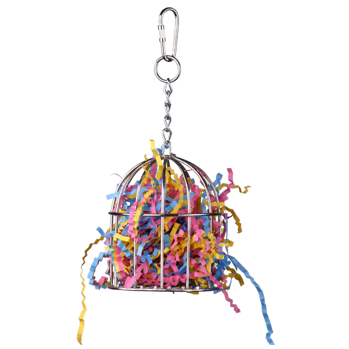 Super Bird Creations mini stainless steel treat cage for birds