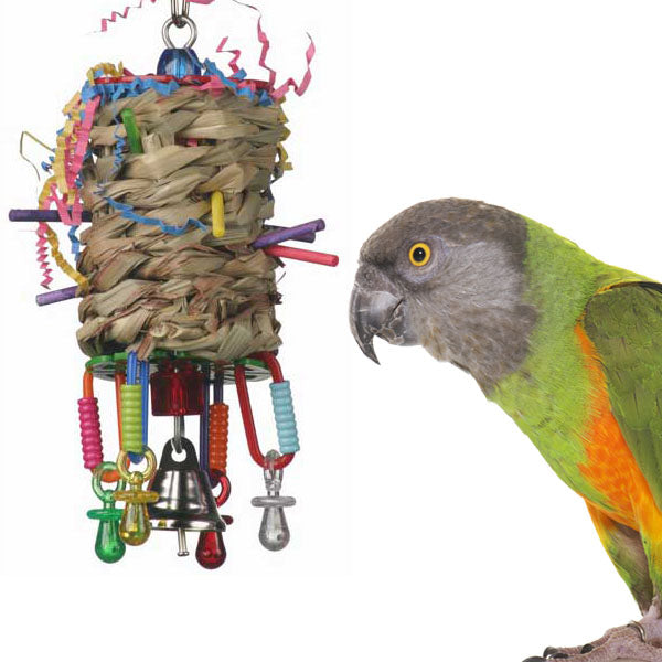 Super Bird Creations Foraging Roll seagrass bird toy