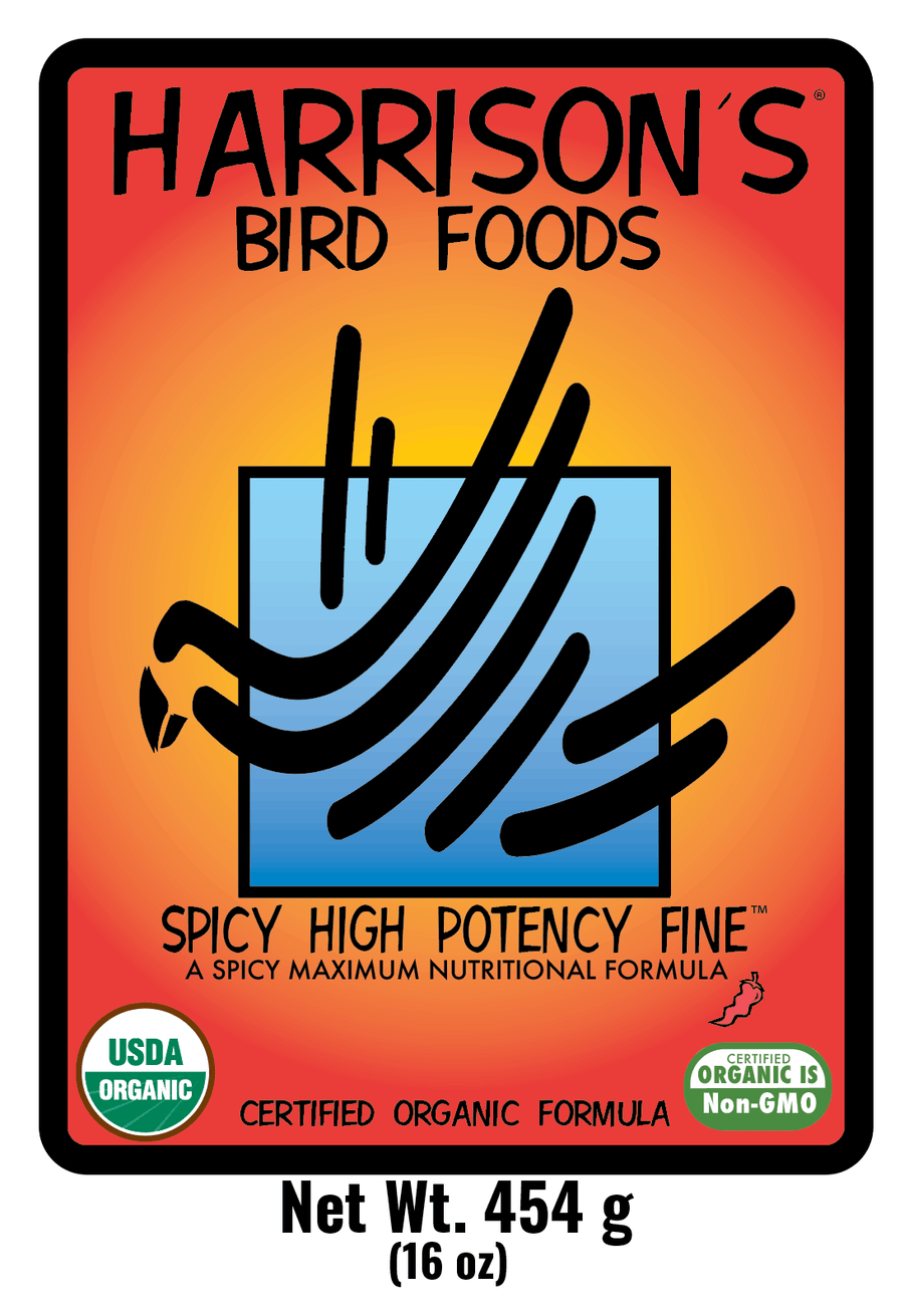 Harrison's Spicy High Potency Fine pepper bird food, 1 lb bag