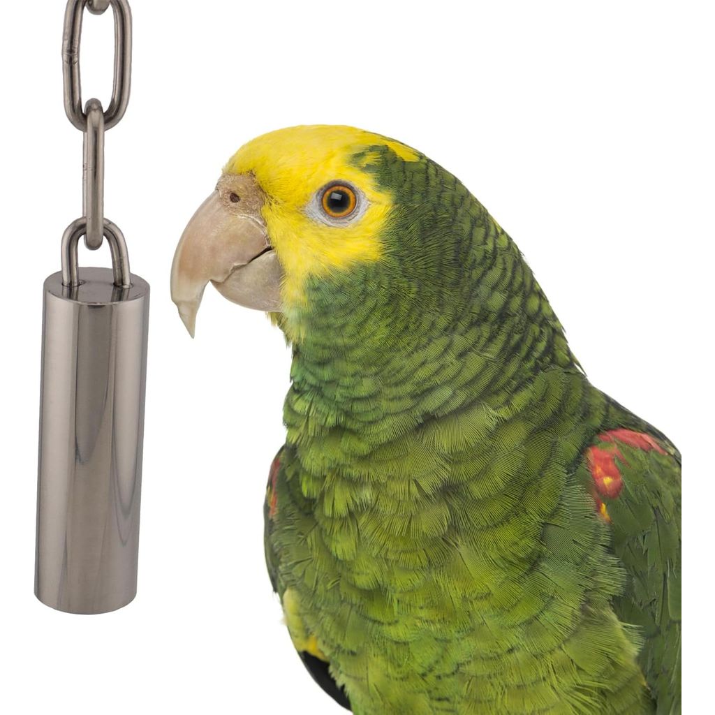 Super Bird Creations small stainless steel tube bell for parrots