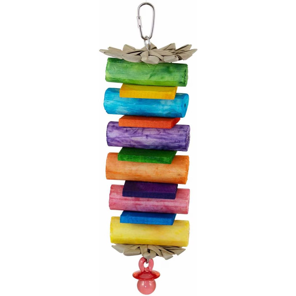 Super Bird Creations Sola Balsa Stack bird toy