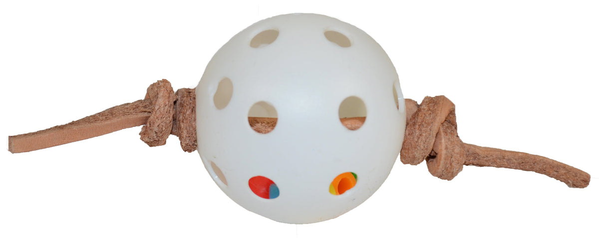 Super Bird Creations Whiffle Rattle bird foot toy