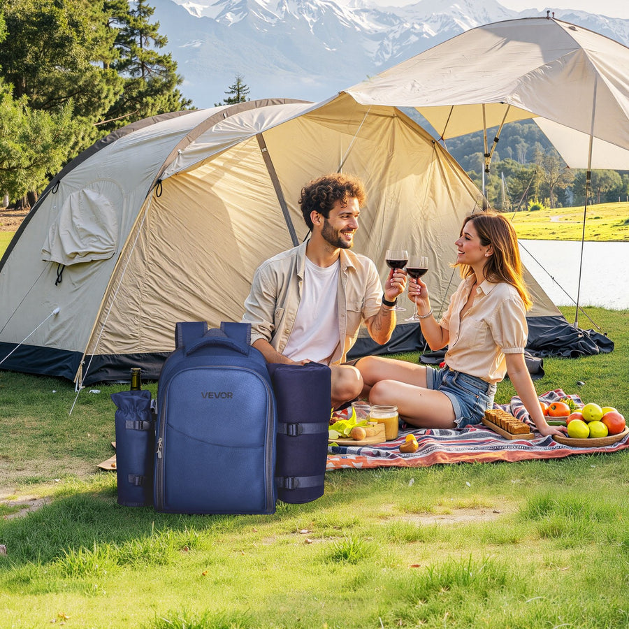 Picnic Backpack for Two with Cooler - gift idea