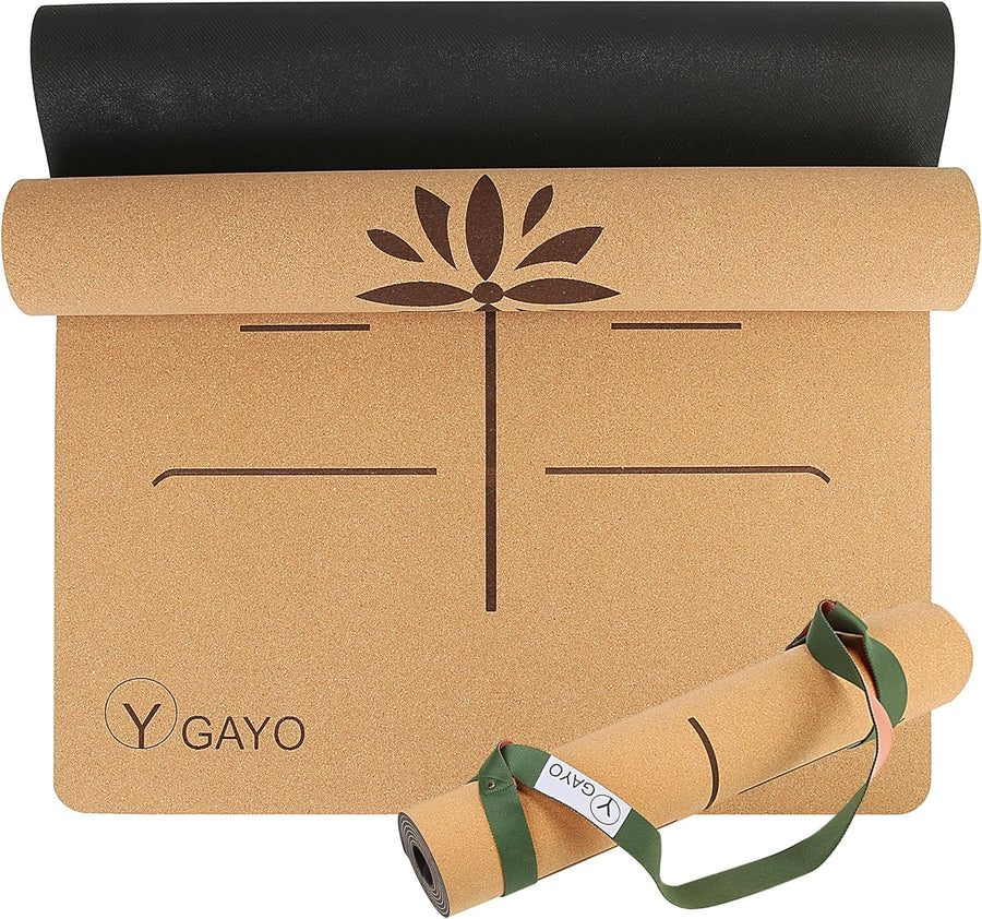 Yoga Mats — Cork, Eco-PU & Organic Cotton | Non-Slip 5mm Exercise Mats