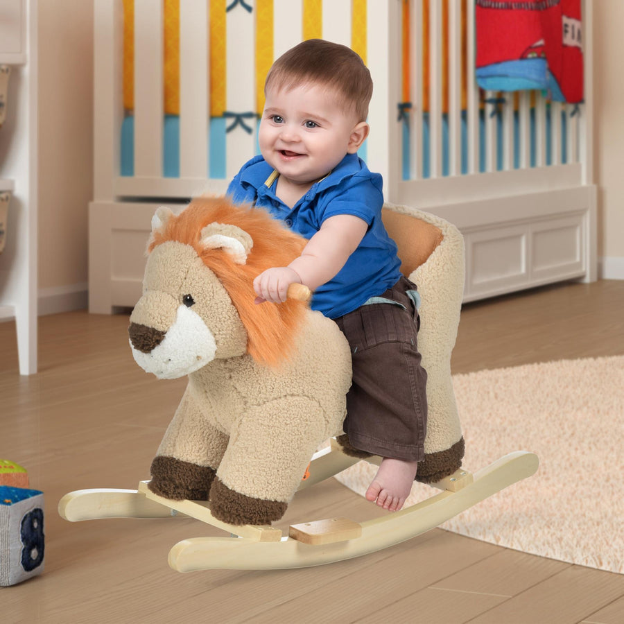 Plush Rocking Lion with Sound - gift idea