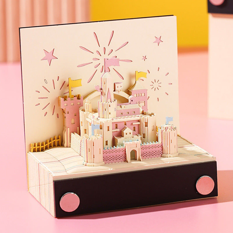 3D Creative Calendar Sticky Notes
