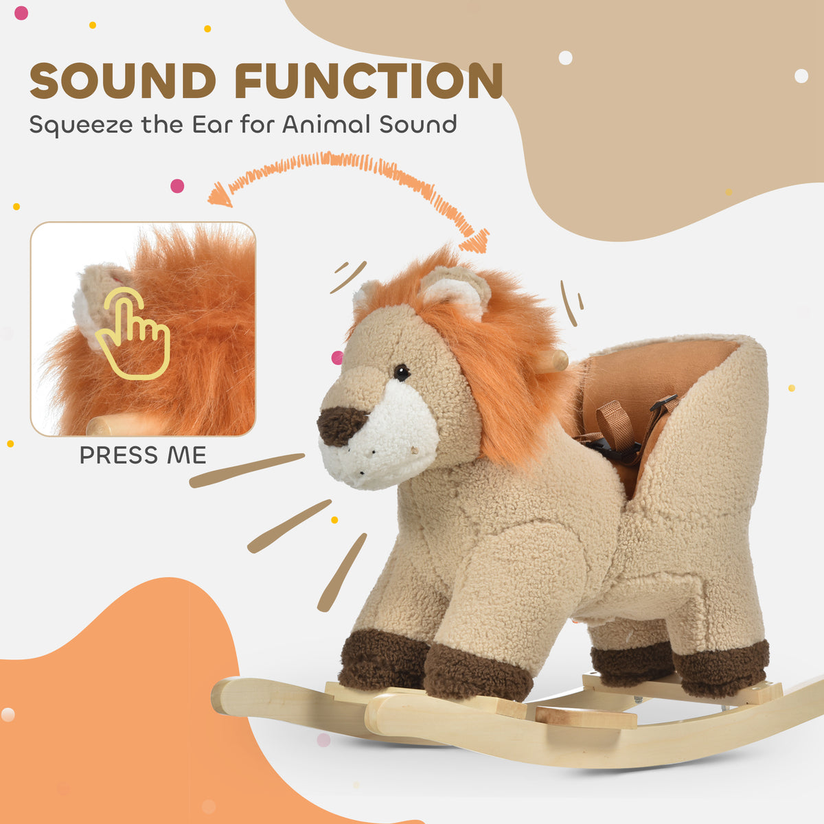 Plush Rocking Lion with Sound - gift idea (7)