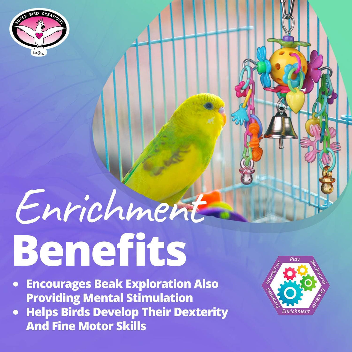 Birdie Bouquet Foraging Toy, Small/Medium