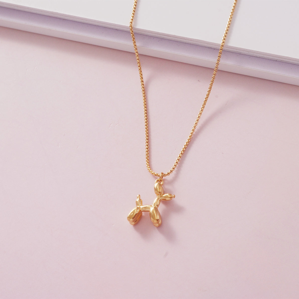 Balloon Dog Stainless Steel Necklace
