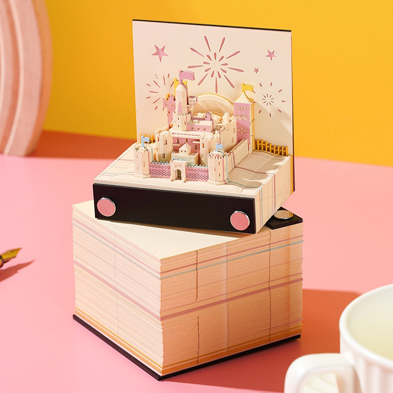 3D Creative Calendar Sticky Notes