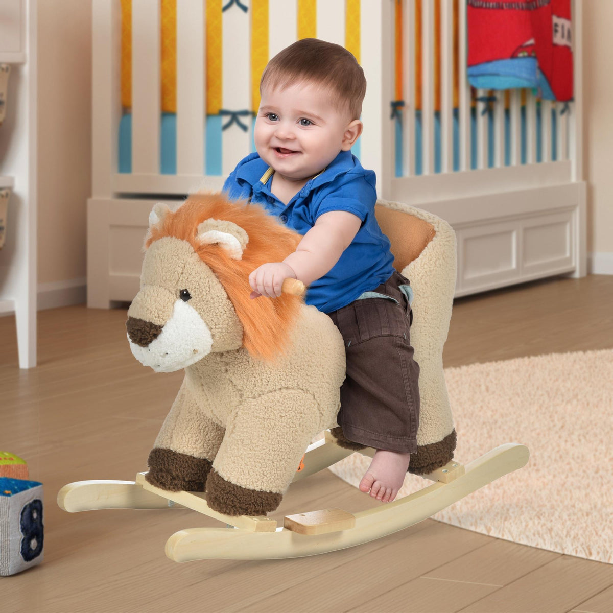 Plush Rocking Lion with Sound - gift idea (2)