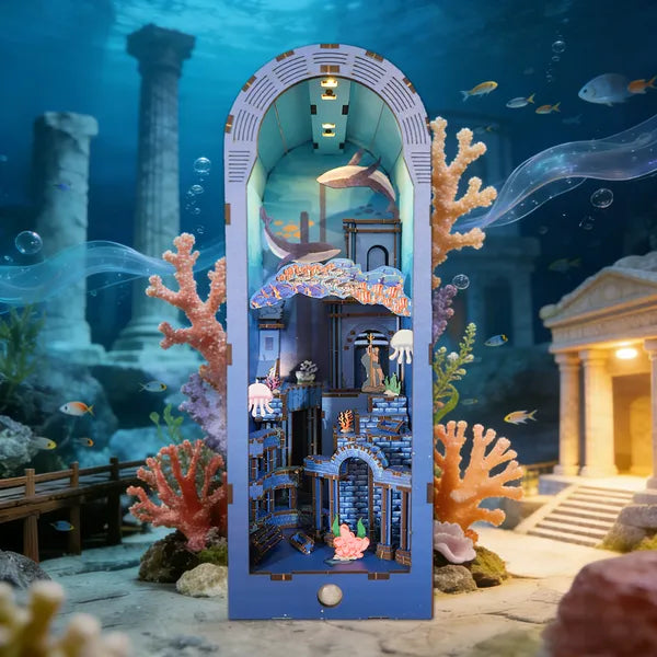 Atlantis Book Nook DIY Kit with Lights - gift idea