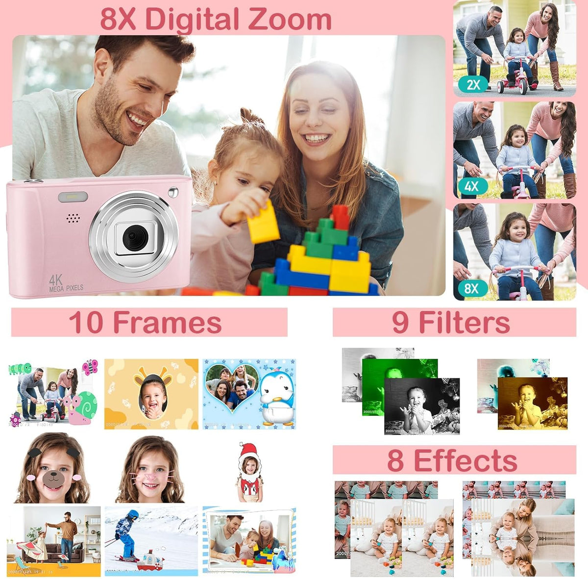 Kids Digital Camera with 32GB Card - gift idea (4)