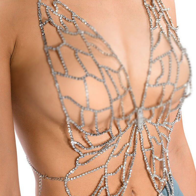 Butterfly Chest Body Chain