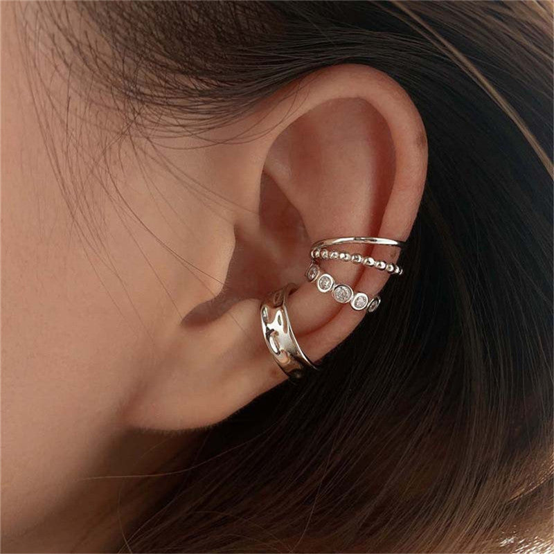 Butterfly Tassel Ear Cuffs, 4-Piece Set