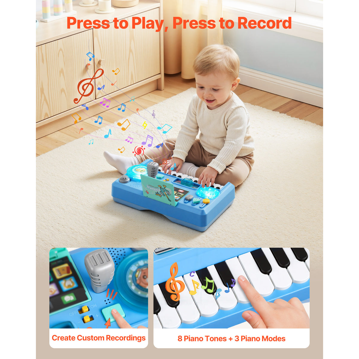 Baby DJ Musical Activity Table - gift idea (4)