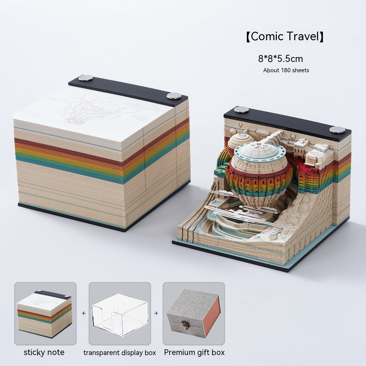 3D Creative Calendar Sticky Notes