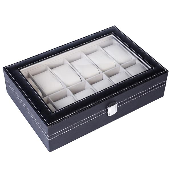 12-Slot Leather Watch Box - gift idea (4)