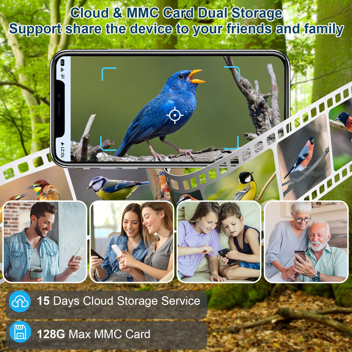 Smart Bird Feeder with Solar HD Camera - gift idea (4)