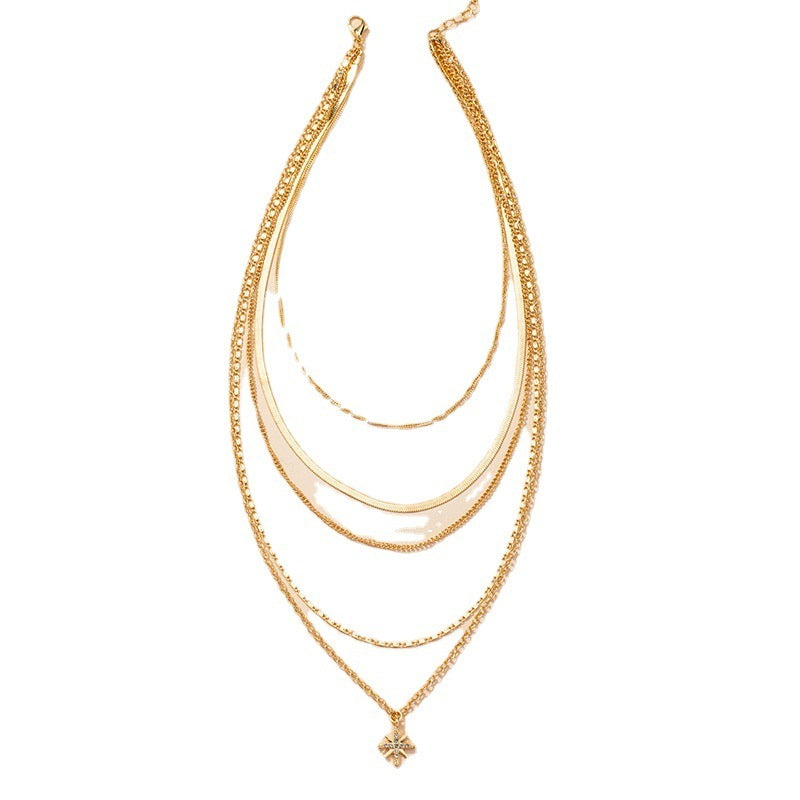 Eight-Point Star Necklace