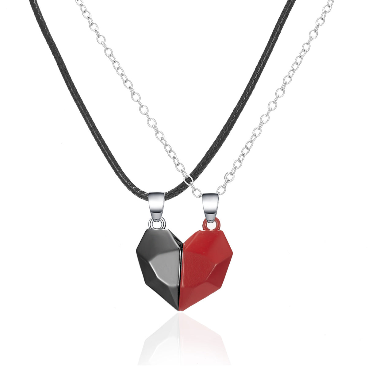 Magnetic Heart Couple Necklaces - gift idea (3)