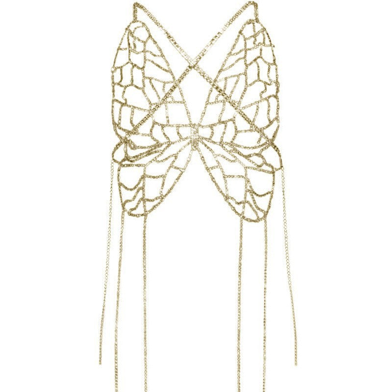 Tassel Body Butterfly Chest Chain