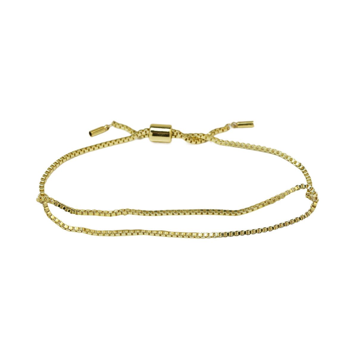 18k Brass Custom Name Bracelet