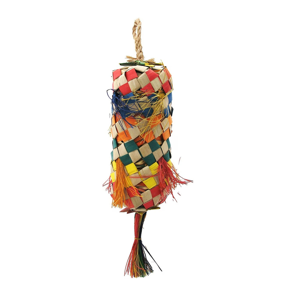 Planet Pleasures Foraging Pinata Bird Toy — Refillable Treat Puzzle for Parrots