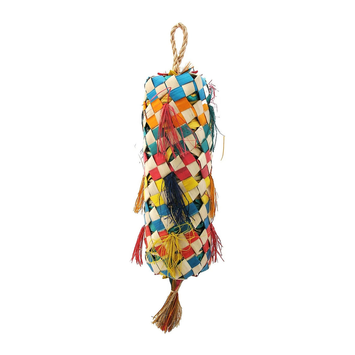 Planet Pleasures Foraging Pinata Bird Toy — Refillable Treat Puzzle for Parrots