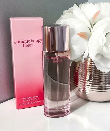 Clinique Happy Heart Eau de Parfum Spray - Perfume for Women | Notes of Mandarin, Cucumber, Yellow Primrose, Water Hyacinth + Blonde Wood