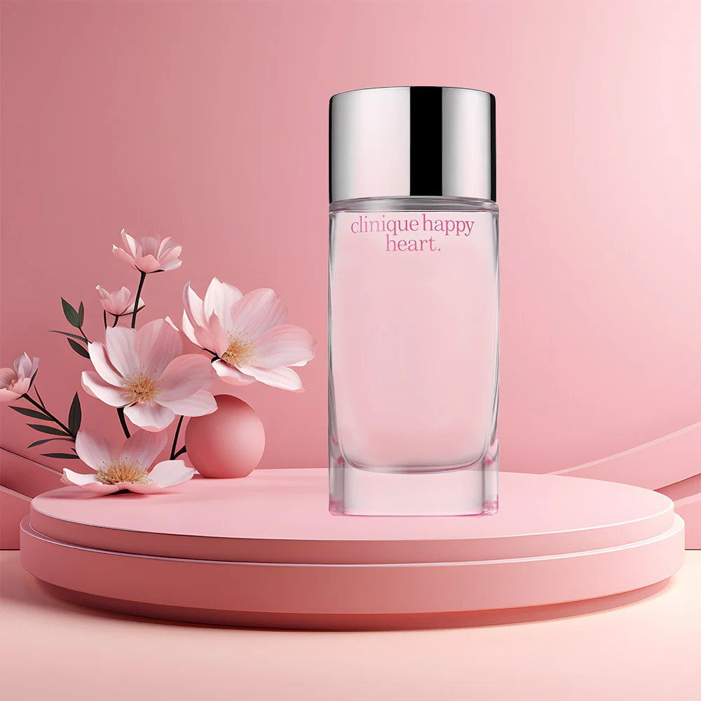 Clinique Happy Heart Eau de Parfum Spray - Perfume for Women | Notes of Mandarin, Cucumber, Yellow Primrose, Water Hyacinth + Blonde Wood