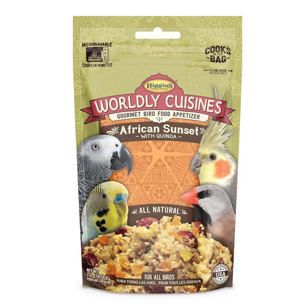 Higgins Worldly Cuisines African Sunset bird food, 13 oz