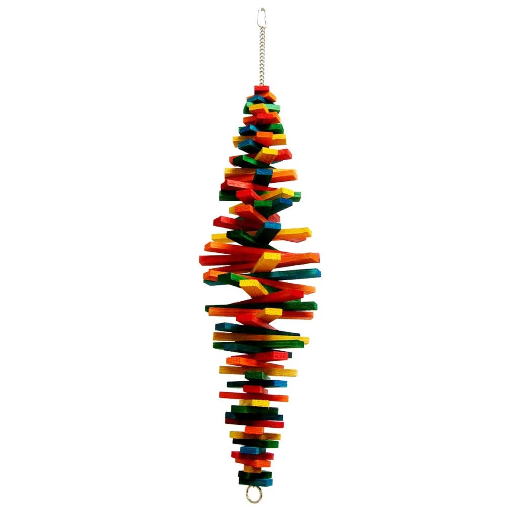 Zoo-Max Cocotte Bird Toy — Natural Coconut Fibre Foraging & Shredding Toy