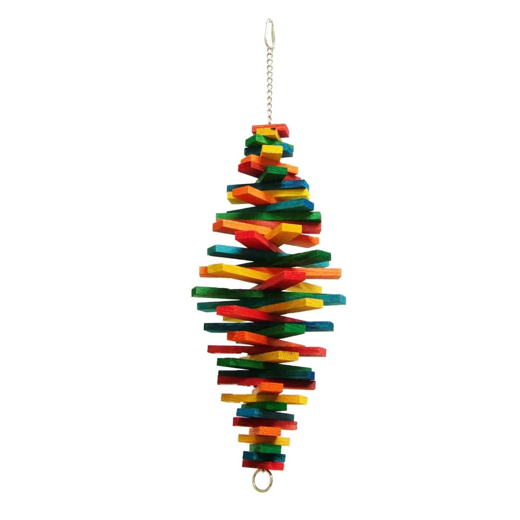 Zoo-Max Cocotte Bird Toy — Natural Coconut Fibre Foraging & Shredding Toy