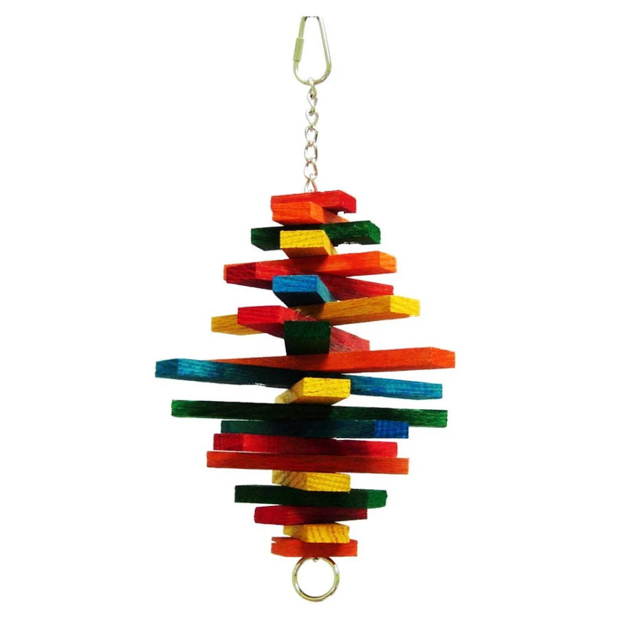 Zoo-Max Cocotte Bird Toy — Natural Coconut Fibre Foraging & Shredding Toy