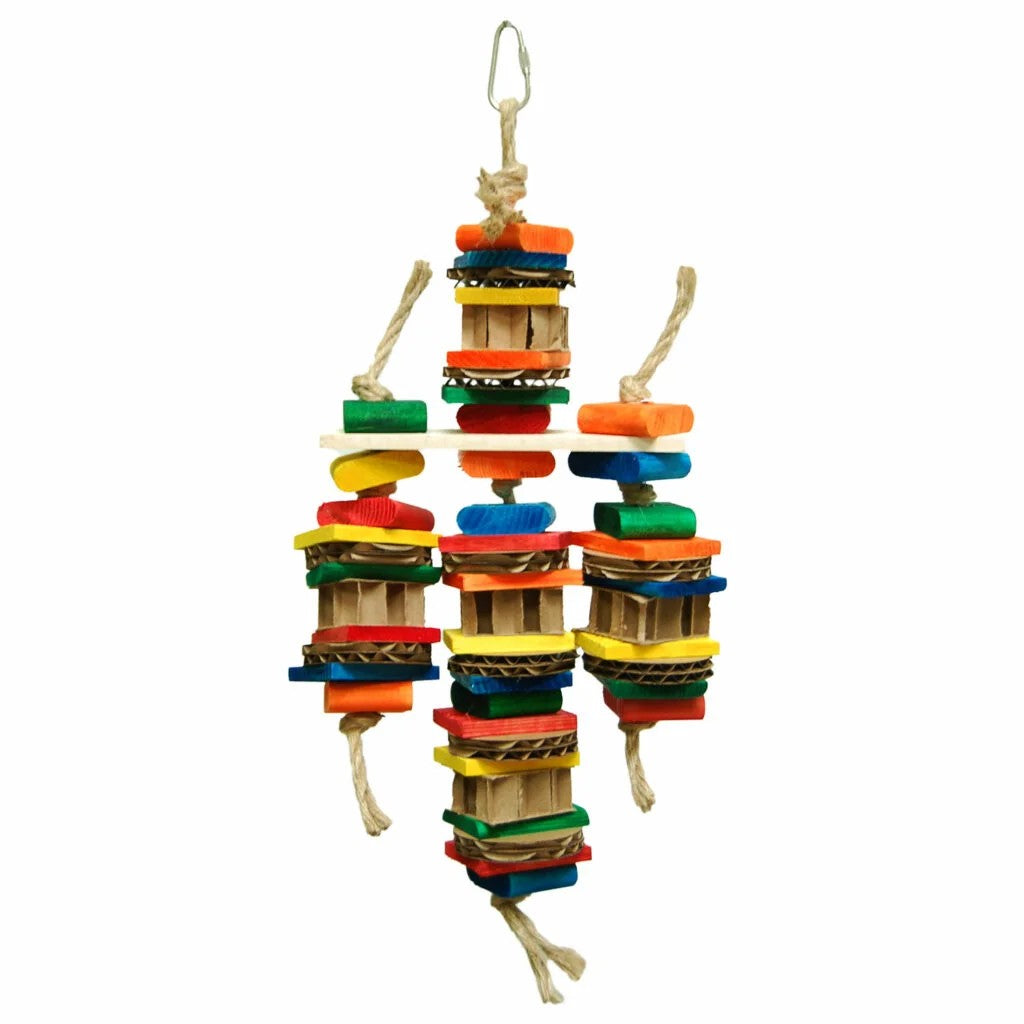 Zoo-Max Shredding & Chew Toys for Parrots — Pharaon, Picolo, Accordion & Shred-X