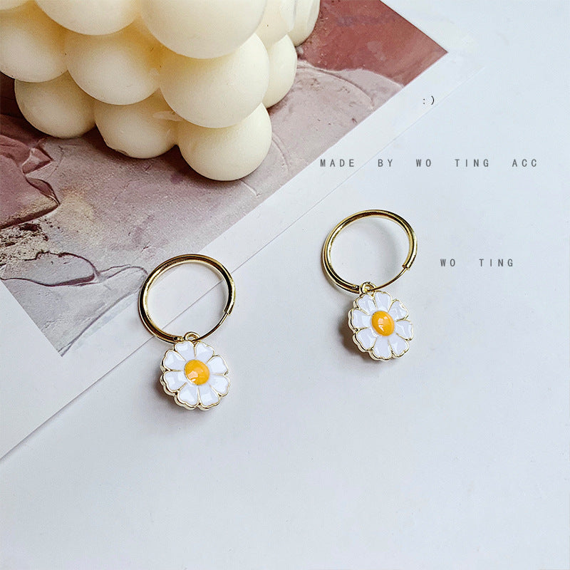 Chunky Tulip, Sun Flower, Daisy Ring & Earrings