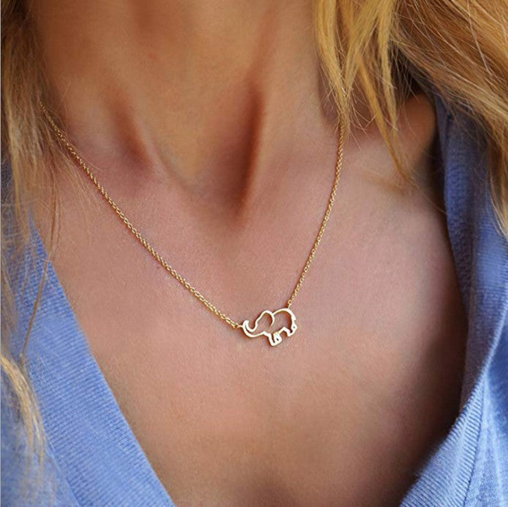 Baby Elephant Pendant Necklace
