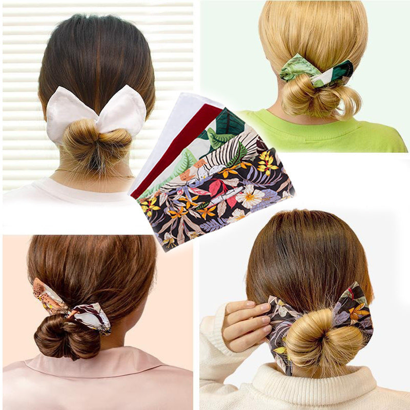 Vintage Bow Hair Coiler Headband